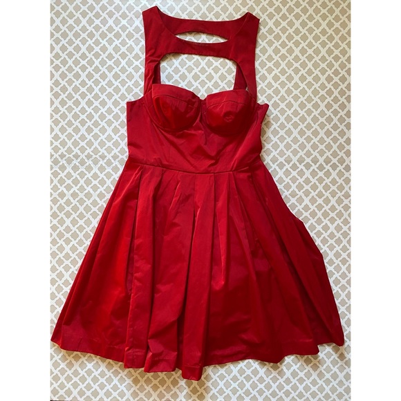 BB Dakota Kassia Red Dress - Picture 2 of 5